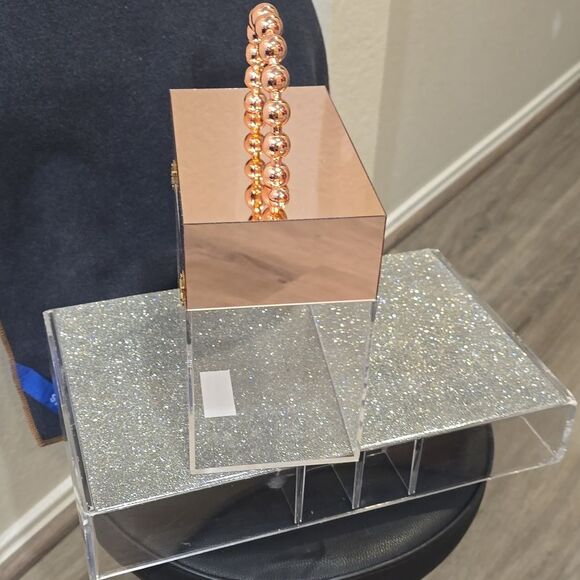 At Home Elegant Transparent Decorative Purse Shaped Storage Box - Picture 9 of 11